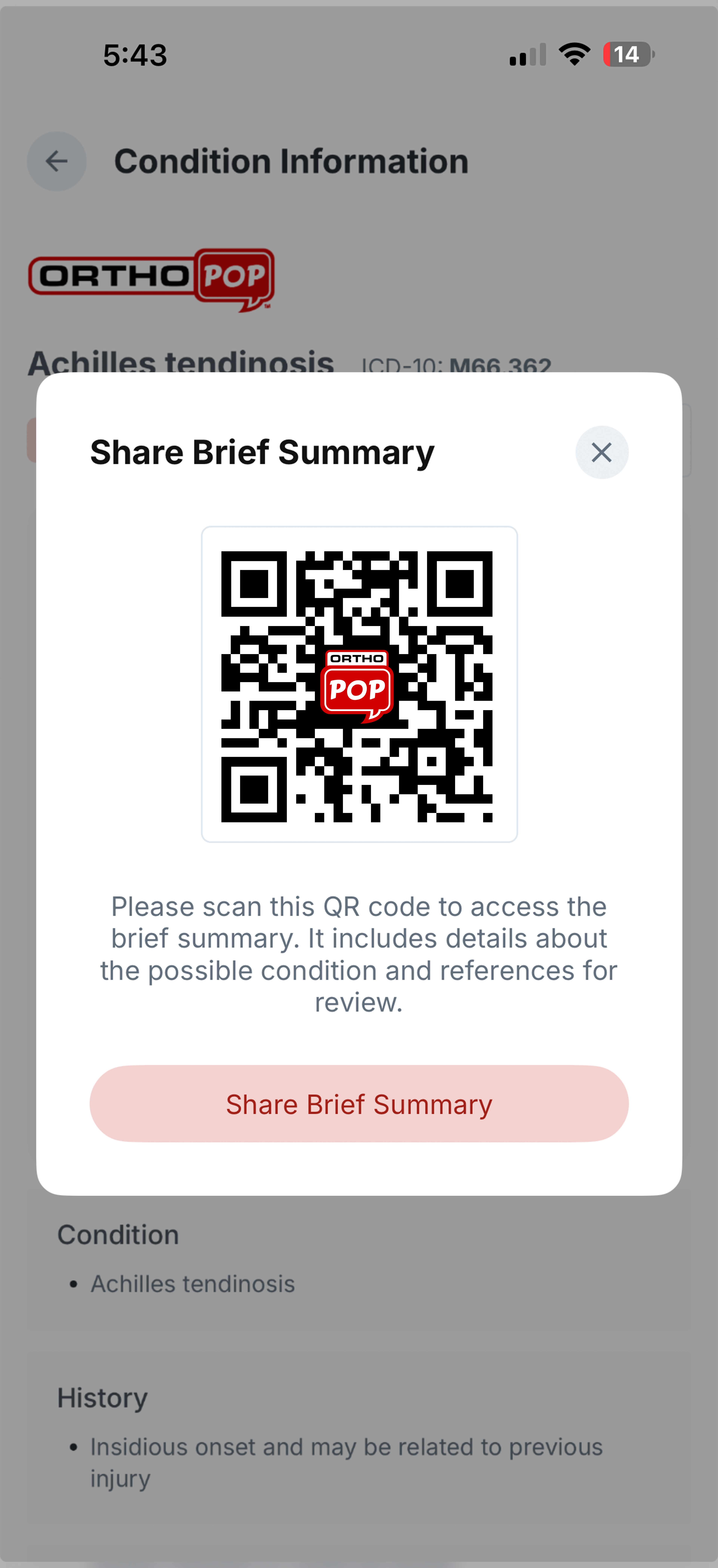 QR Code Sharing